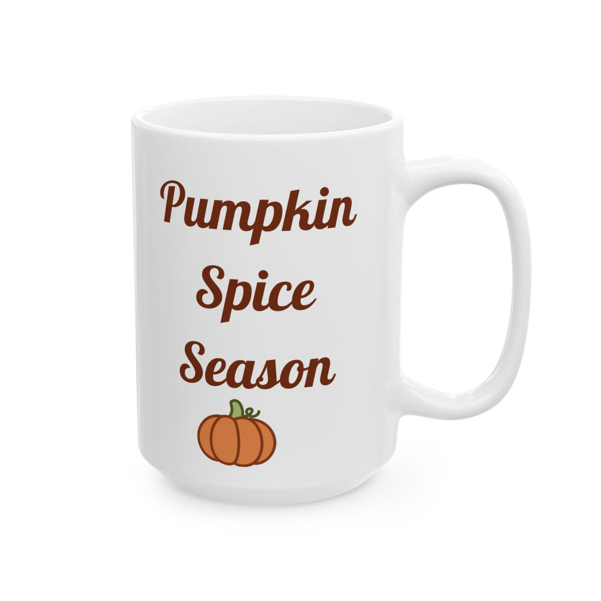 Pumpkin Spice Mug, Cozy Fall Coffee Cup, Autumn Drinkware, Perfect for Thanksgiving, Seasonal Gift for Pumpkin Lovers
