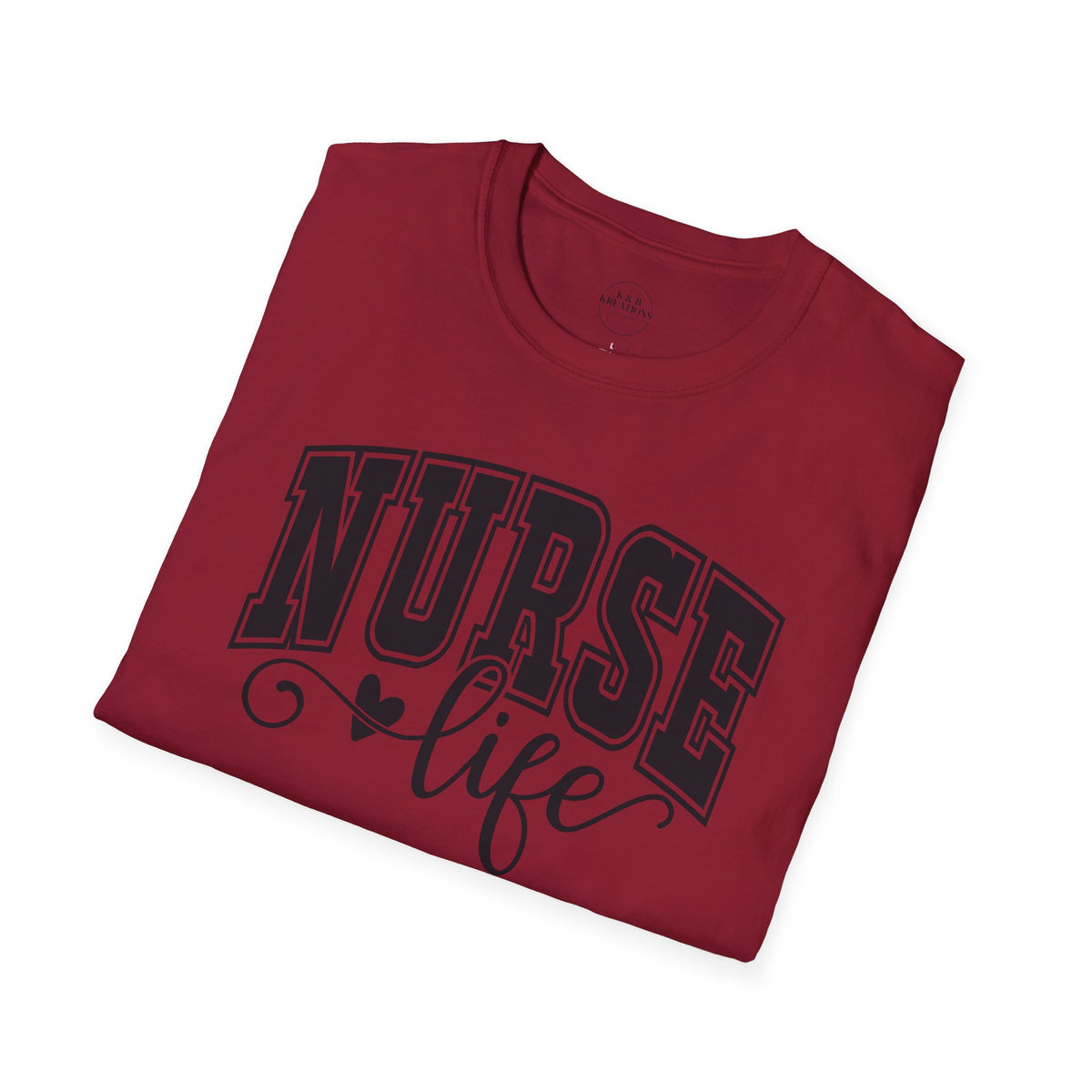 Nurse Life T-Shirt — Heartbeat Script Nursing Tee