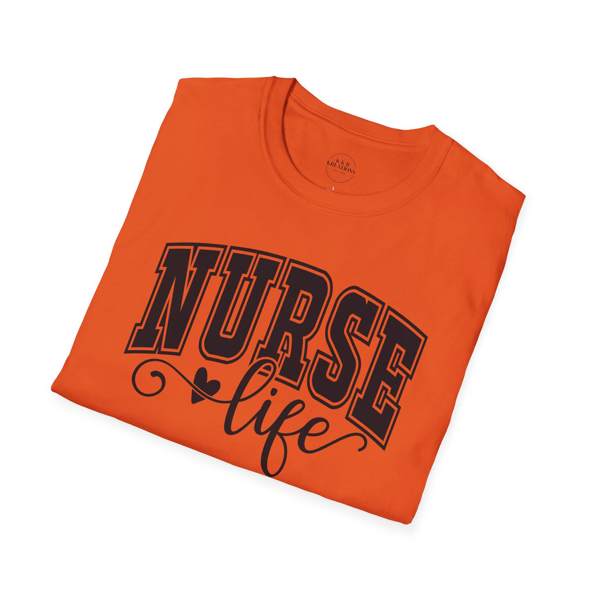 Nurse Life T-Shirt — Heartbeat Script Nursing Tee