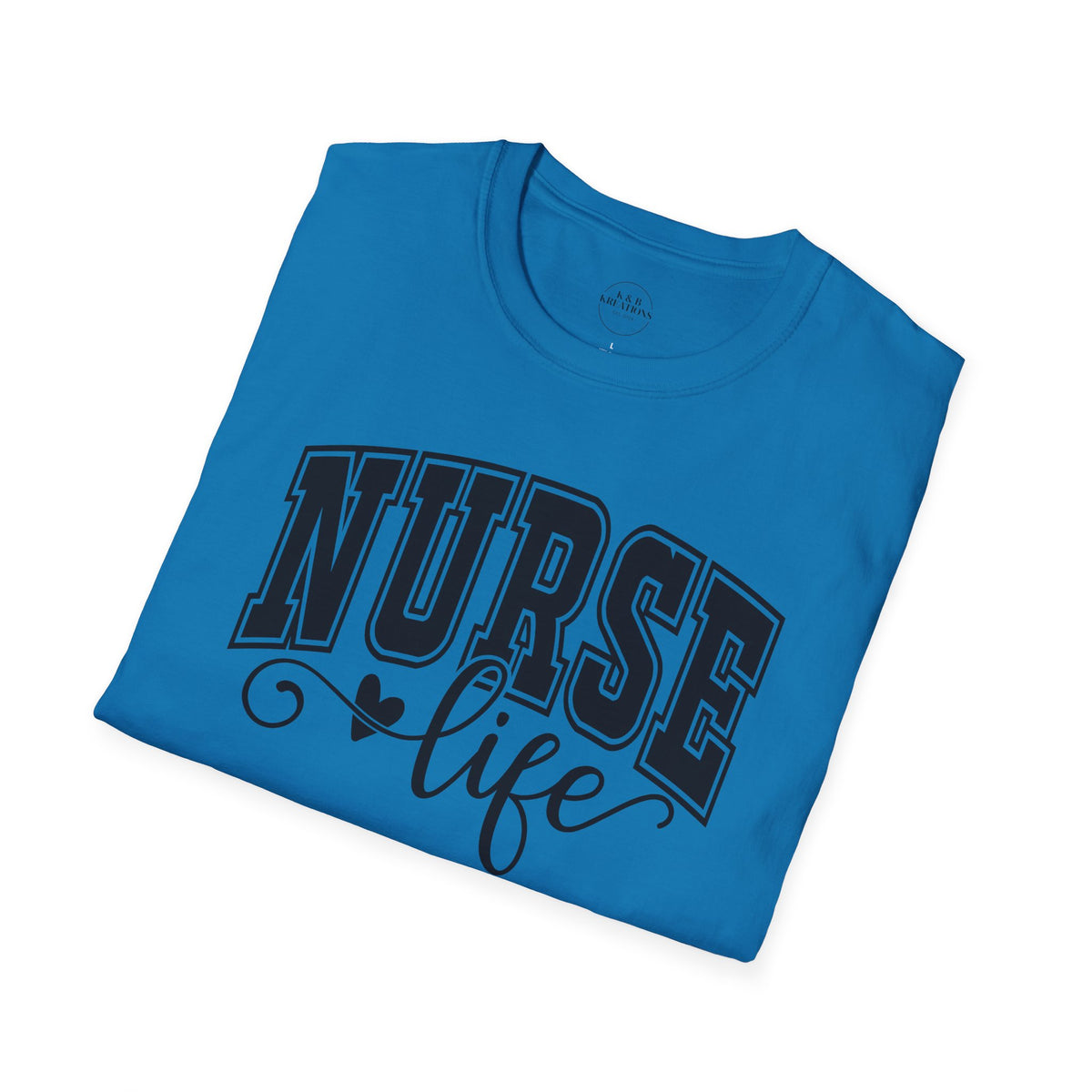 Nurse Life T-Shirt — Heartbeat Script Nursing Tee