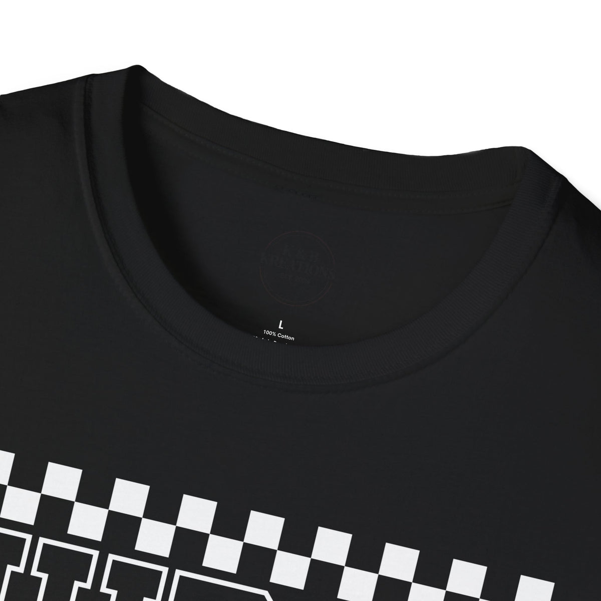 Nurse Retro Checkerboard Tee – Stethoscope Graphic Shirt for Nurses