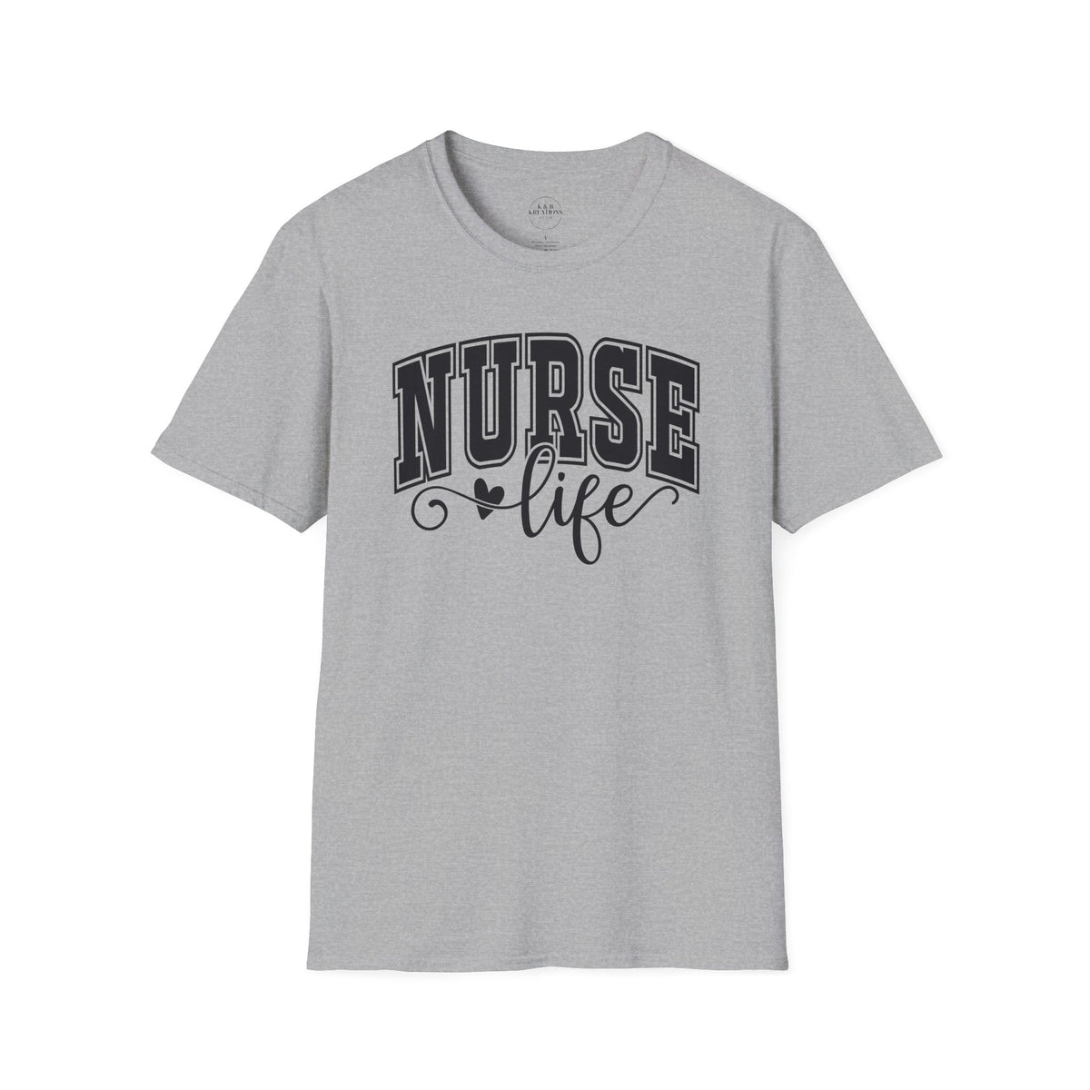 Nurse Life T-Shirt — Heartbeat Script Nursing Tee