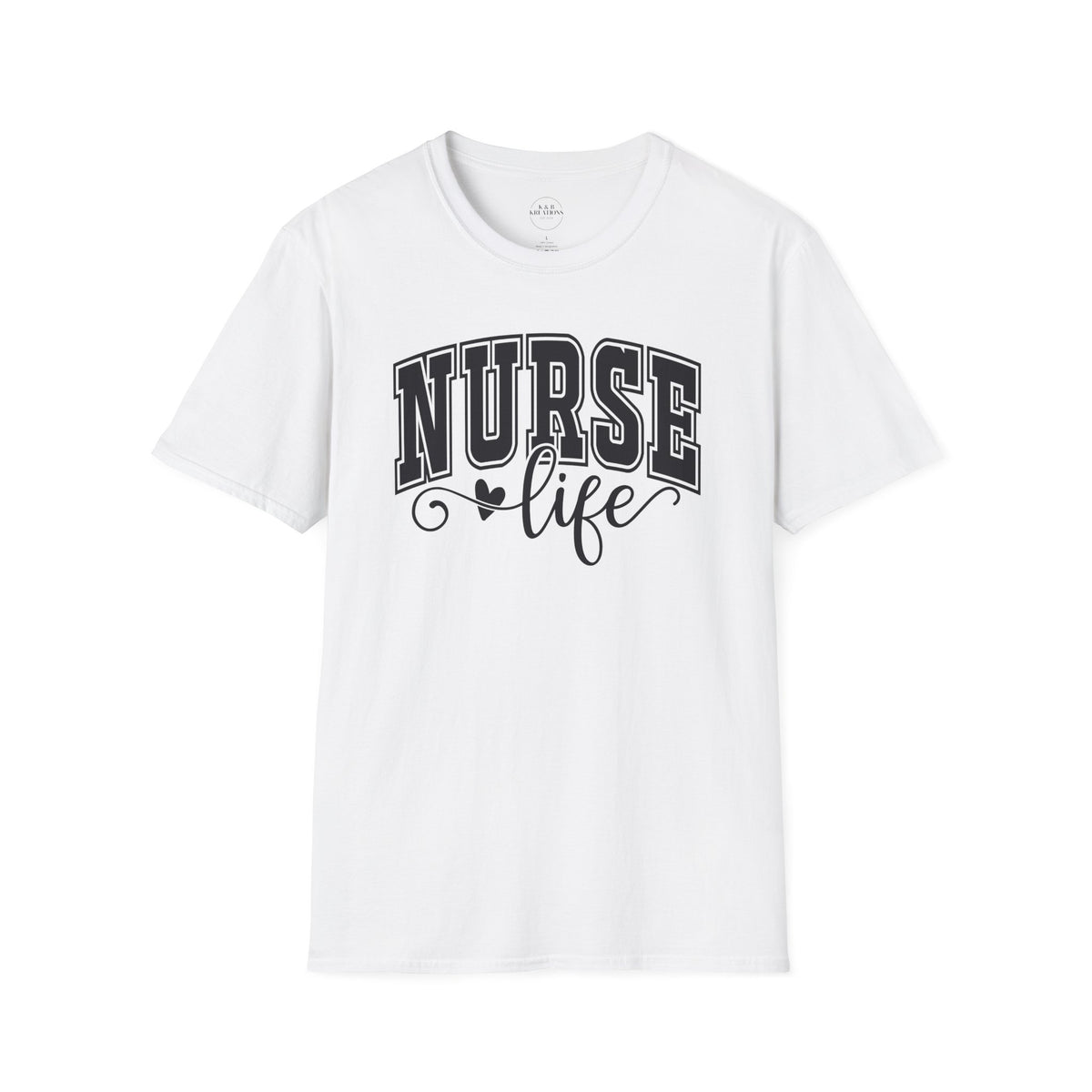 Nurse Life T-Shirt — Heartbeat Script Nursing Tee