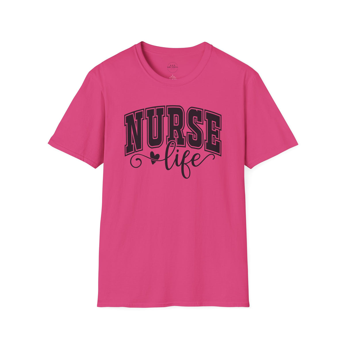 Nurse Life T-Shirt — Heartbeat Script Nursing Tee