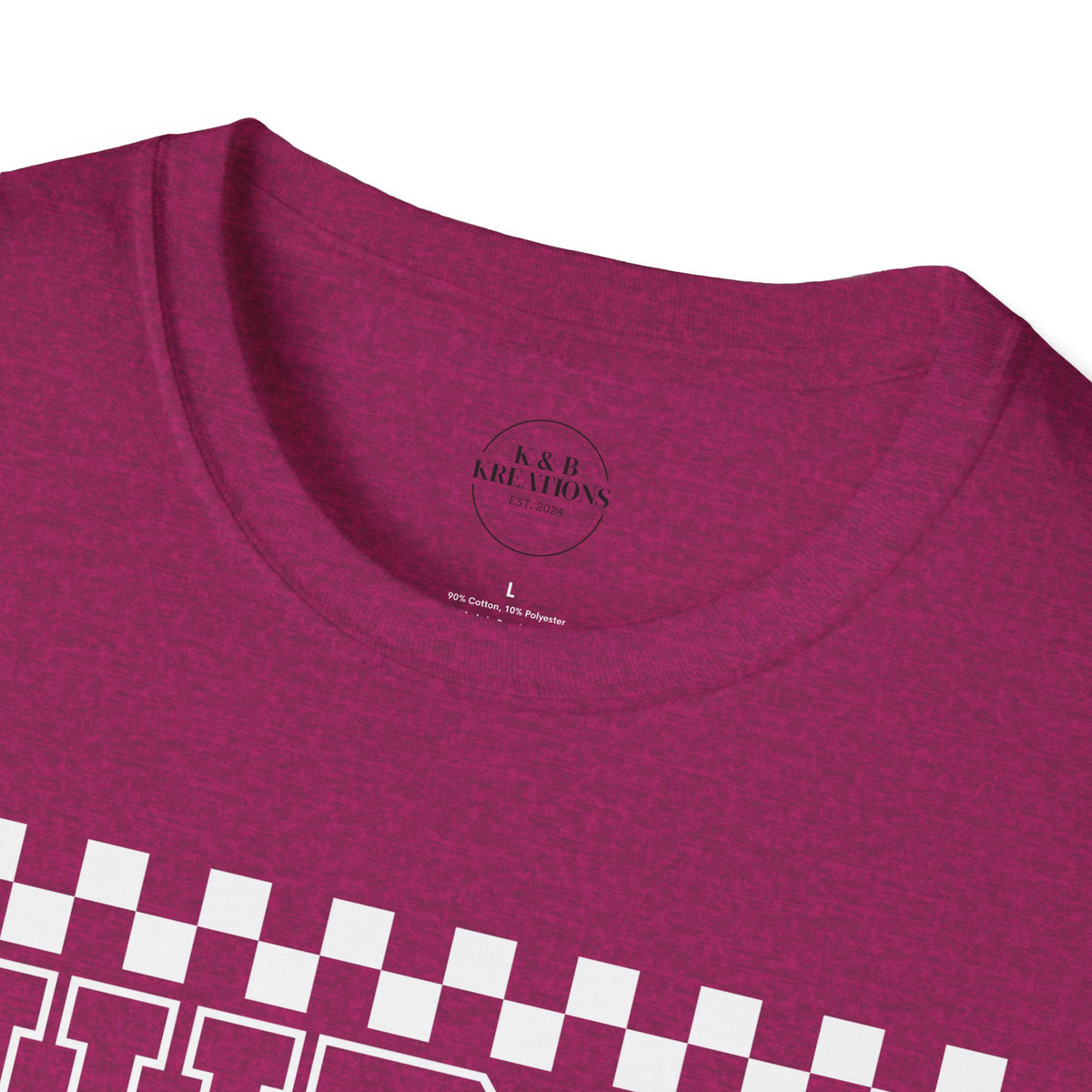 Nurse Retro Checkerboard Tee – Stethoscope Graphic Shirt for Nurses