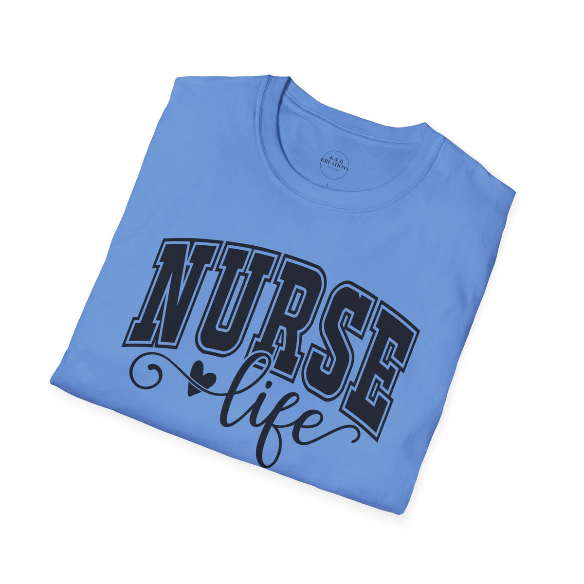 Nurse Life T-Shirt — Heartbeat Script Nursing Tee