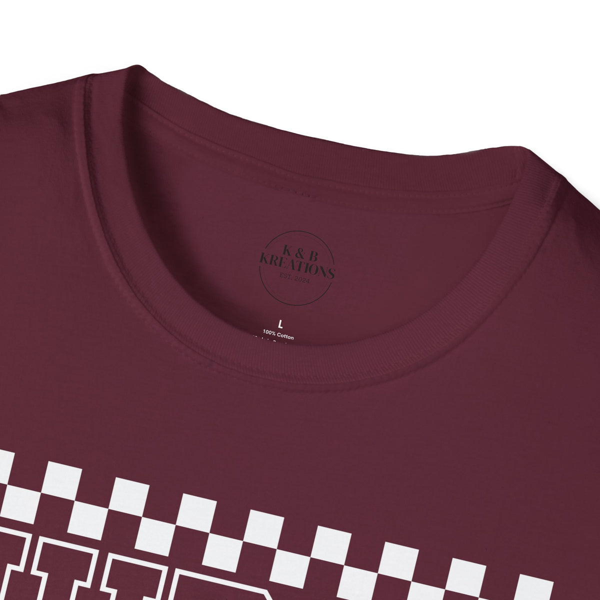 Nurse Retro Checkerboard Tee – Stethoscope Graphic Shirt for Nurses