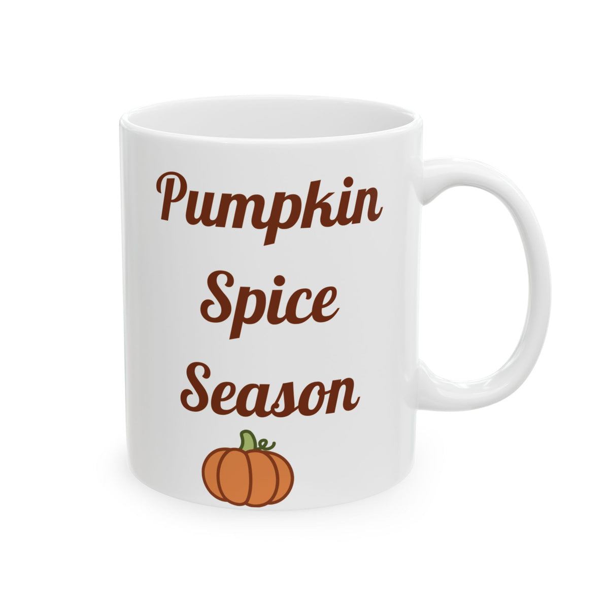 Pumpkin Spice Mug, Cozy Fall Coffee Cup, Autumn Drinkware, Perfect for Thanksgiving, Seasonal Gift for Pumpkin Lovers