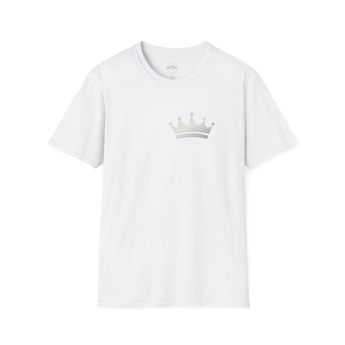 Crown Graphic Tee, Unisex Softstyle T-Shirt, Casual Gift, Birthday Outfit, Everyday Wear, Trendy Apparel