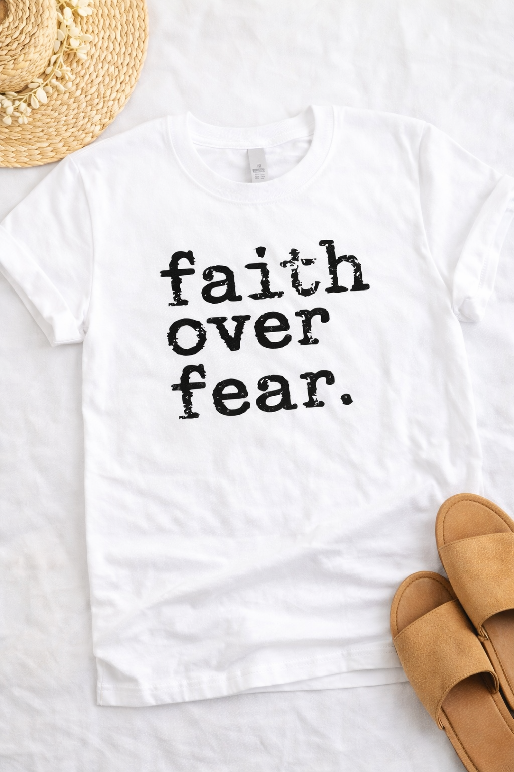 Faith Over Fear Unisex Graphic T-shirt